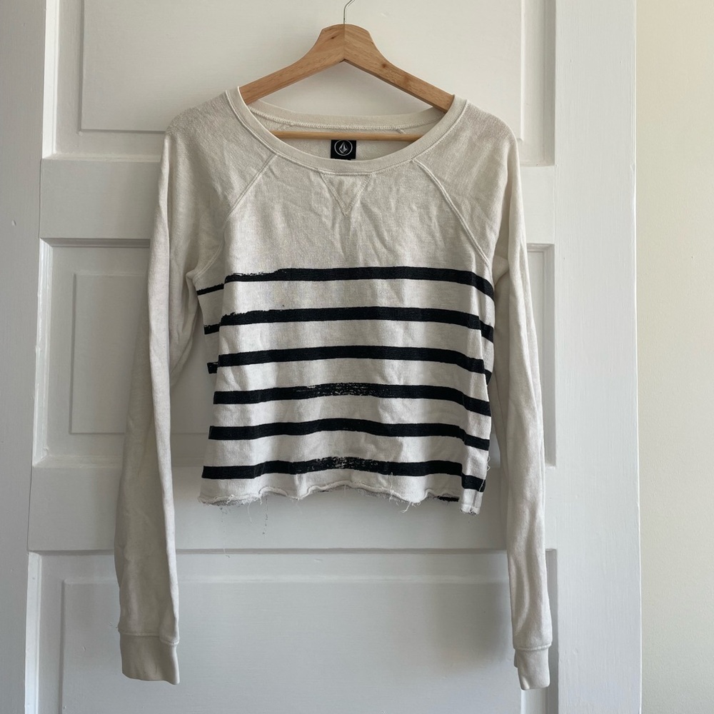 Volcom Women’s Striped Long Sleeve Top